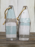 Sea Glass Colors House Number Buoys