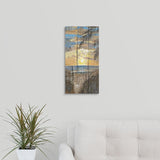 Sunrise over beach path Canvas Wrap print