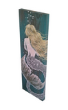 Large 12x36 Precious Metal Mermaid