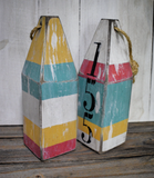 Tropical Colors House Number Buoys