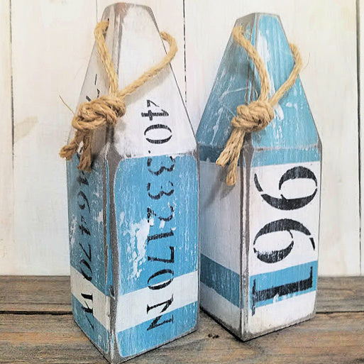 Custom Hand Painted Nautical Buoy Collection