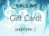Jeanos Art Gift Cards