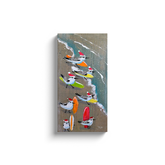 10x20 Surfing Santerlings Canvas Wrap Print